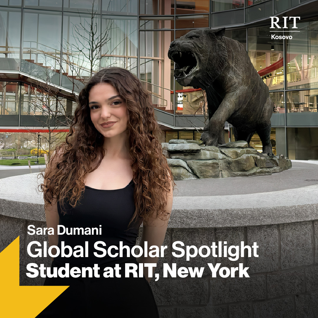 picture of Sara Dumani RIT Kosovo student at RIT Rochester