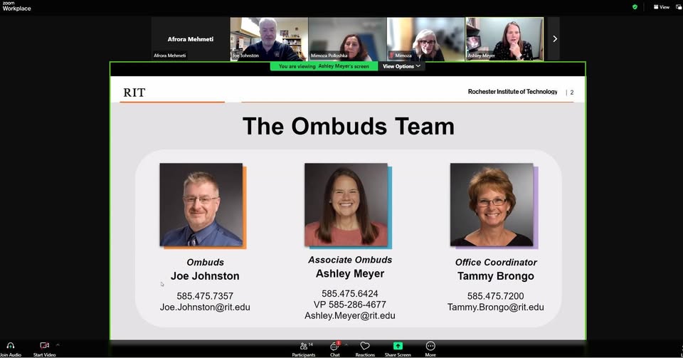 picture of ombuds Team