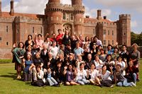 Group picture at Herstmonceux Castle