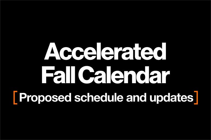 rit 2021 fall calendar Accelerated Fall Calendar The Path Forward Rit rit 2021 fall calendar