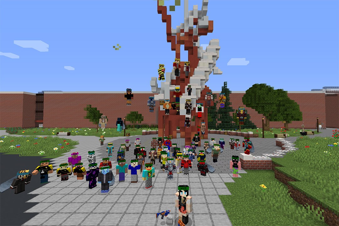 Build your ideal civilization in a Minecraft server on an Earth