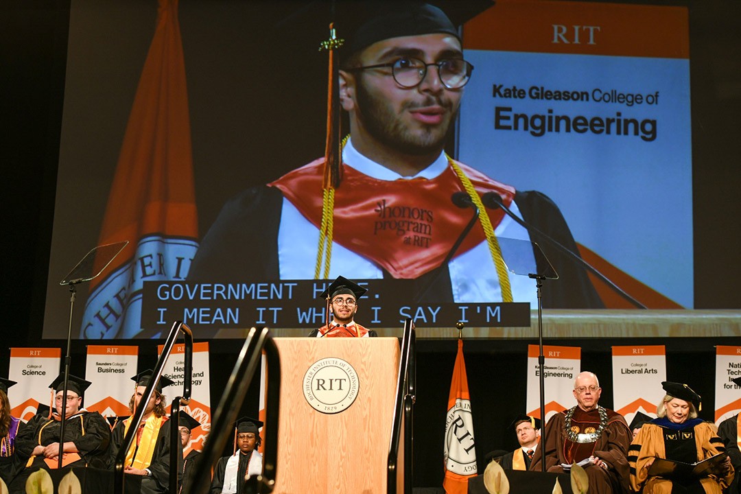 Student Government president’s 2023 commencement address RIT