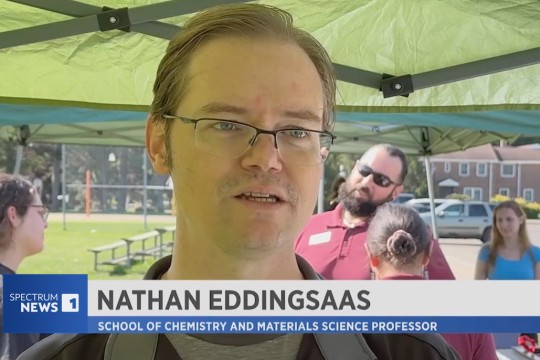 Nathan Eddingsaas appears on Spectrum News.