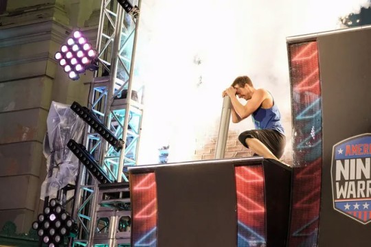 Kyle Schulze, who graduated from RIT in May, hit his first buzzer in the American Ninja Warrior competition earlier this year.