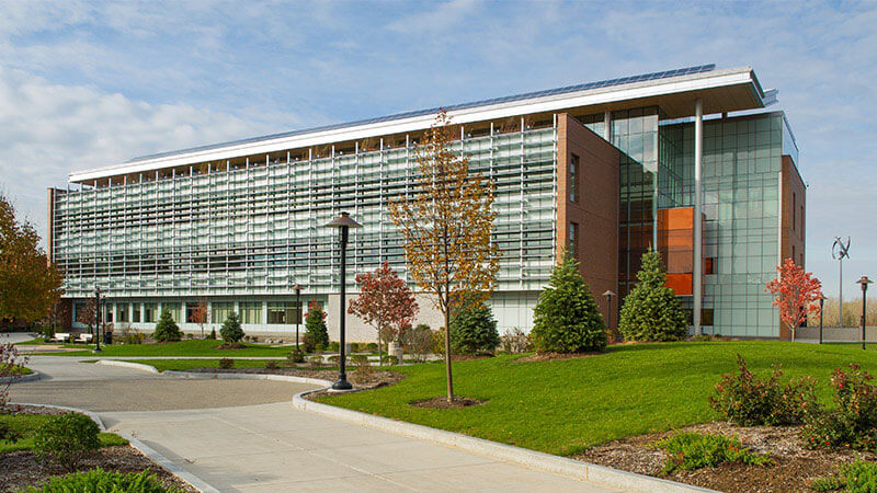 Exterior shot of the Golisano Institute for Sustainability