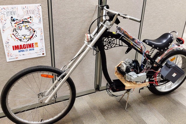 gas electric hybrid bike