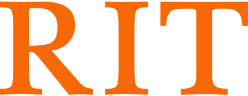 decorative image of RIT logo with just letters RIT