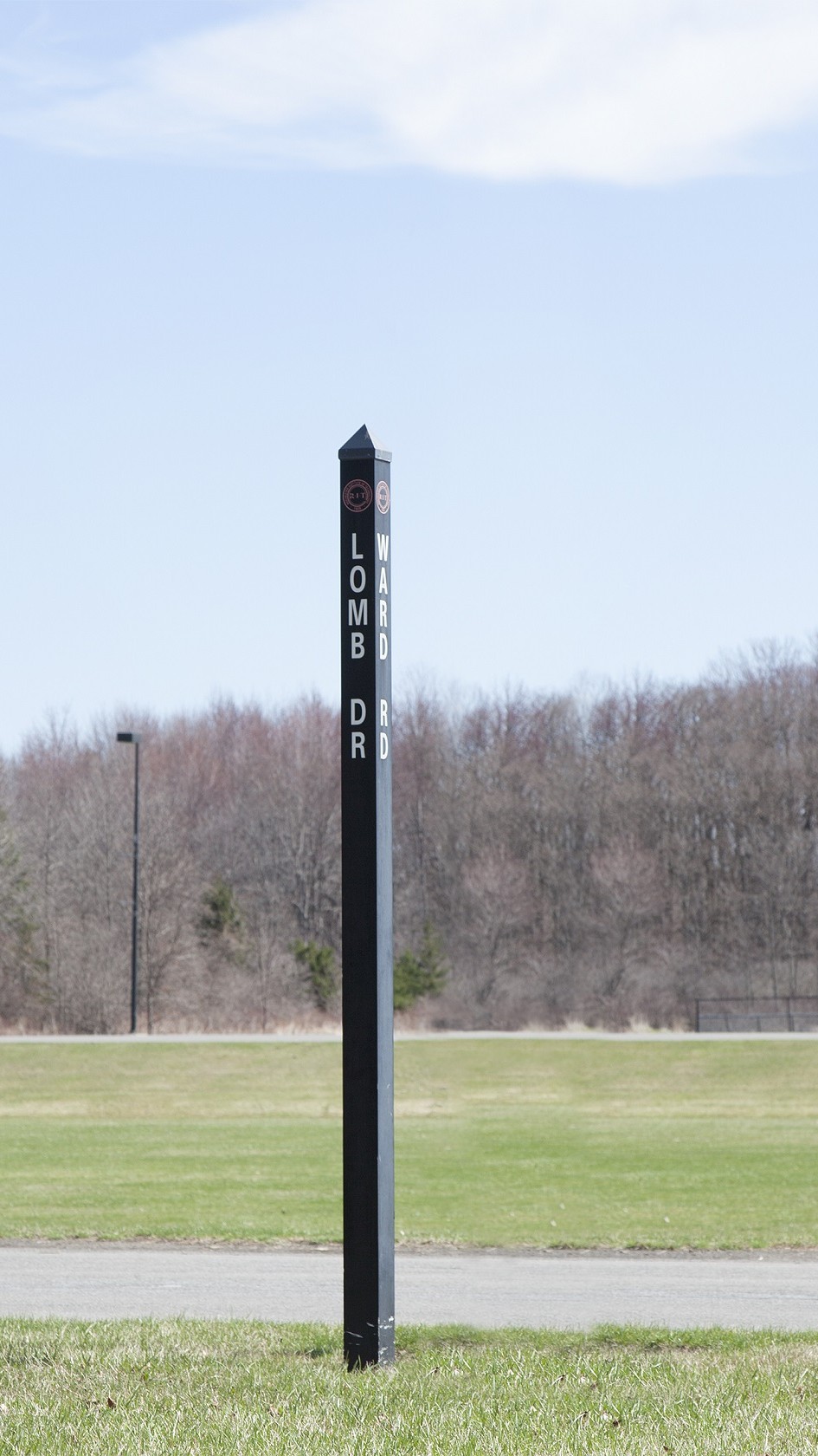 Lomb Memorial Drive Roadmarker