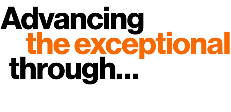 Advancing the Exception Through tagline